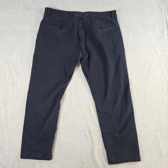 DOCKERS SMART FLEX 360 Chino Pants Sz 36x29 Black Mens Casual Work Flexable - Picture 2 of 10